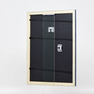 Cadre photo bois profil 43 royalblau 20x30 cm verre normal