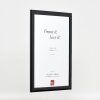 Cadre Photo Bois Profil 43 Noir Brillant 20x30 cm