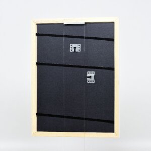 Cadre photo en bois profil 43 blanc brillant 20x30 cm