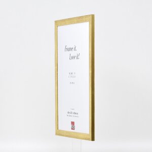 Cadre photo en bois profil 43 or 21x28 cm verre normal