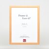 Cadre photo bois massif Profil 43 naturel 21x28 cm verre standard
