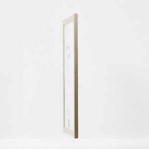 Cadre photo en bois Effect profil 43 argent 24x30 cm verre normal