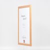Cadre photo en bois naturel 25x35 cm avec verre standard