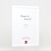 Cadre photo en bois blanc brillant 25x38 cm - Profil 43