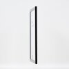 Cadre photo en bois profil 43 noir haute brillance 25x50 cm verre normal