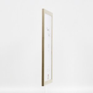 Cadre photo bois profil 43 argent 25x80 cm verre normal