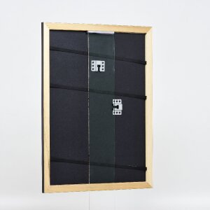 Cadre photo en bois Profil 43 noir 28x35 cm