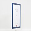 Cadre photo bois profil 43 royalblau 28x35 cm verre normal