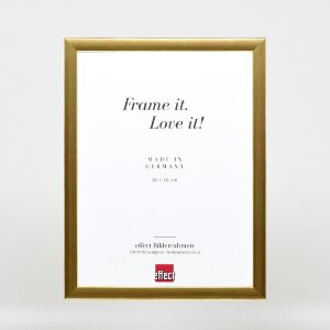 Cadre photo bois Profil 43 or 30x30 cm verre normal