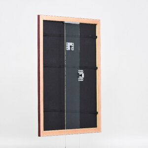 Cadre photo en bois Profil 43 rouge 30x40 cm