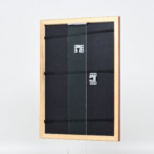 Cadre photo en bois profil 43 marron 29,7x42 cm verre normal