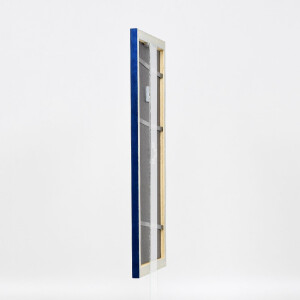 Cadre photo bois profil 43 royalbleu 29,7x42 cm verre normal