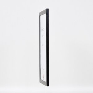 Cadre photo bois Profil 43 noir 35x100 cm verre normal