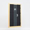 Cadre photo en bois massif profil 43 miel 35x100 cm verre normal