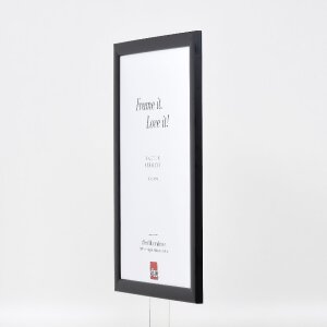 Cadre photo en bois effet Profil 43 noir 35x50 cm