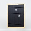 Cadre photo en bois Profil 43 noir brillant 42x59,4 cm
