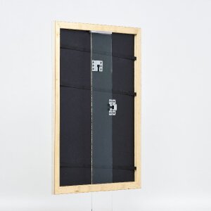 Cadre photo en bois argent 50x100 cm, profil 43