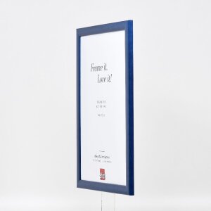 Cadre photo bois profil 43 royalblau 50x100 cm verre normal