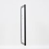 Cadre photo bois Profil 43 noir 50x60 cm verre normal