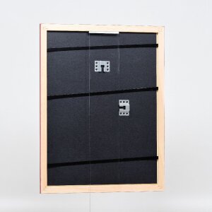 Cadre photo en bois rouge brillant 50x60 cm, verre normal