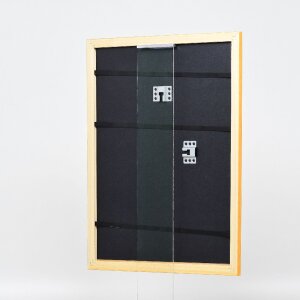Cadre photo bois miel 50x70 cm – verre standard