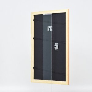 Cadre photo bois nature 50x75 cm verre normal