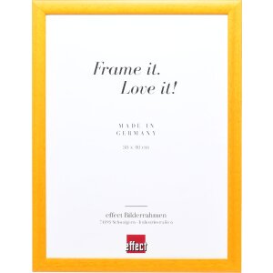 Cadre photo bois Profil 43 miel 60x60 cm verre normal