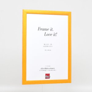 Cadre photo bois Profil 43 miel 60x60 cm verre normal