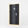 Cadre photo en bois blanc brillant 62x93 cm - Profil 43