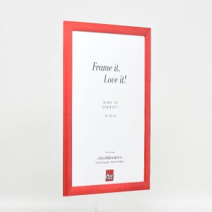 Cadre photo en bois lachs 14,8x21 cm, profil 43