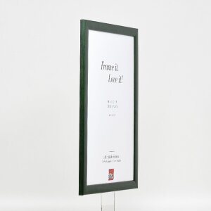 Cadre photo bois profil 43 tannengrün 61x91,5 cm verre normal