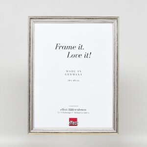 Cadre Photo Baroque Argent 40x60 cm - Profil 44