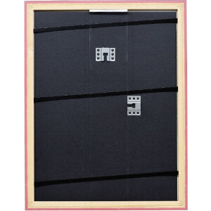 Cadre photo en bois style baroque profil 44 argent 45x80 cm