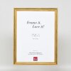 Cadre photo bois profil 44 or 59,4x84,1 cm verre standard