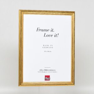 Cadre photo bois style baroque profil 44 or 30,5x91,5 cm