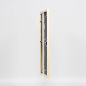 Cadre photo bois pin profil 45 18x24 cm verre clair