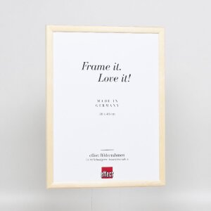 Cadre photo bois pin effet profil 45 20x30 cm verre transparent