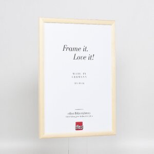 Cadre photo en bois pin profil 45 25x80 cm verre clair