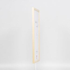 Cadre photo bois pin profil 45 40x40 cm verre clair