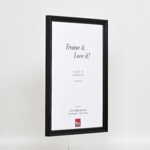 Cadre photo effect Profil 48 noir 21x28 cm verre clair