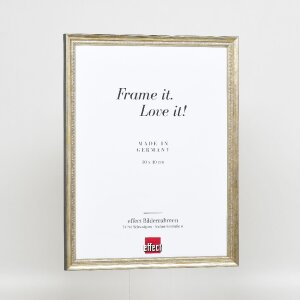 Cadre photo en bois profil 48 or 30x45 cm verre clair