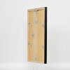 Cadre photo en bois profil 48 noir 35x50 cm avec verre clair