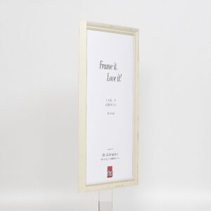 Cadre photo en bois profil 48 blanc 42x59,4 cm verre clair