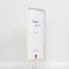 Cadre photo en bois classique Profil 48 blanc DIN A6