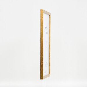 Cadre photo effet profil 51 antikgold 25x35 cm verre clair