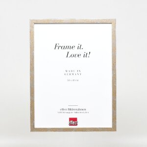 Cadre photo bois massif antiksilber 25x35 cm verre clair