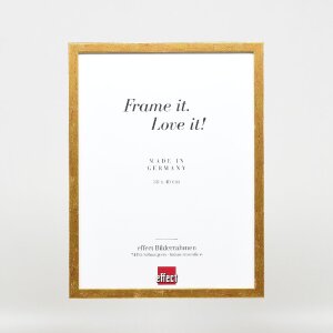 Cadre photo bois profil 51 antikgold 27x48 cm verre clair