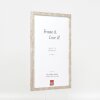 Cadre photo bois profil 51 antik-silver 29,7x42 cm verre clair