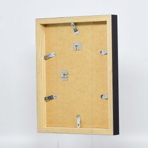 Effect Cadre photo en bois Profil 55 noir 18x27 cm verre normal