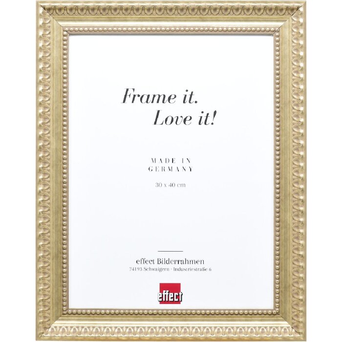 Effect Profil 56 cadre photo bois 40x60 cm antik-silver verre clair